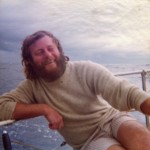 Charlie Herbert on Odyssey in Montague Island Race 1976